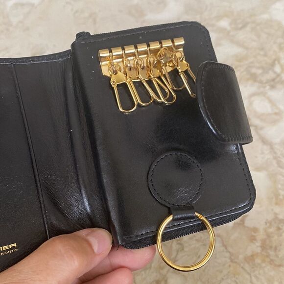 Rochelier Leather Key Wallet Unisex - Picture 6 of 13